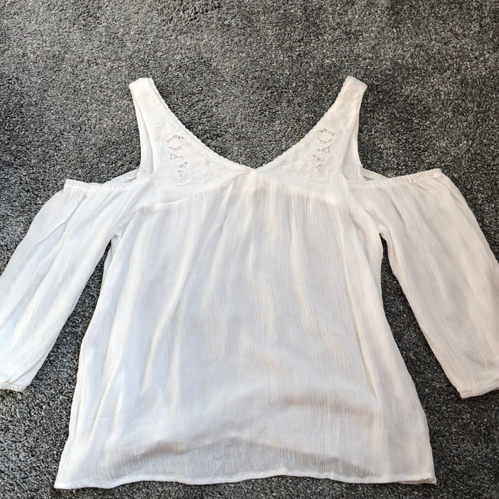Cold shoulder top, WORN ONCE!